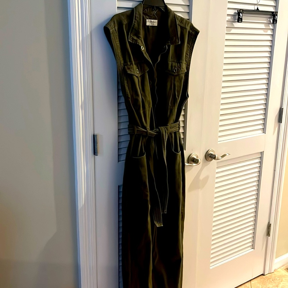 Free People We the Free jumpsuit olive green